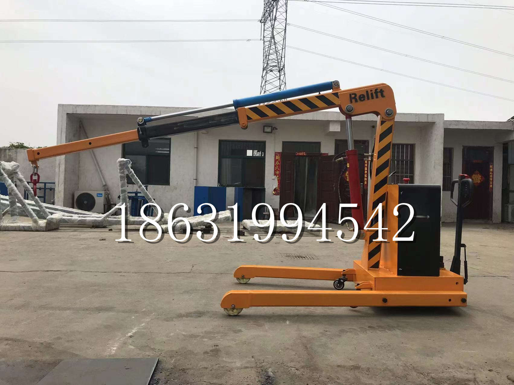 乐亭县久征定做3吨三轮随车吊 农用园林绿化移树吊 平板工程用小吊机